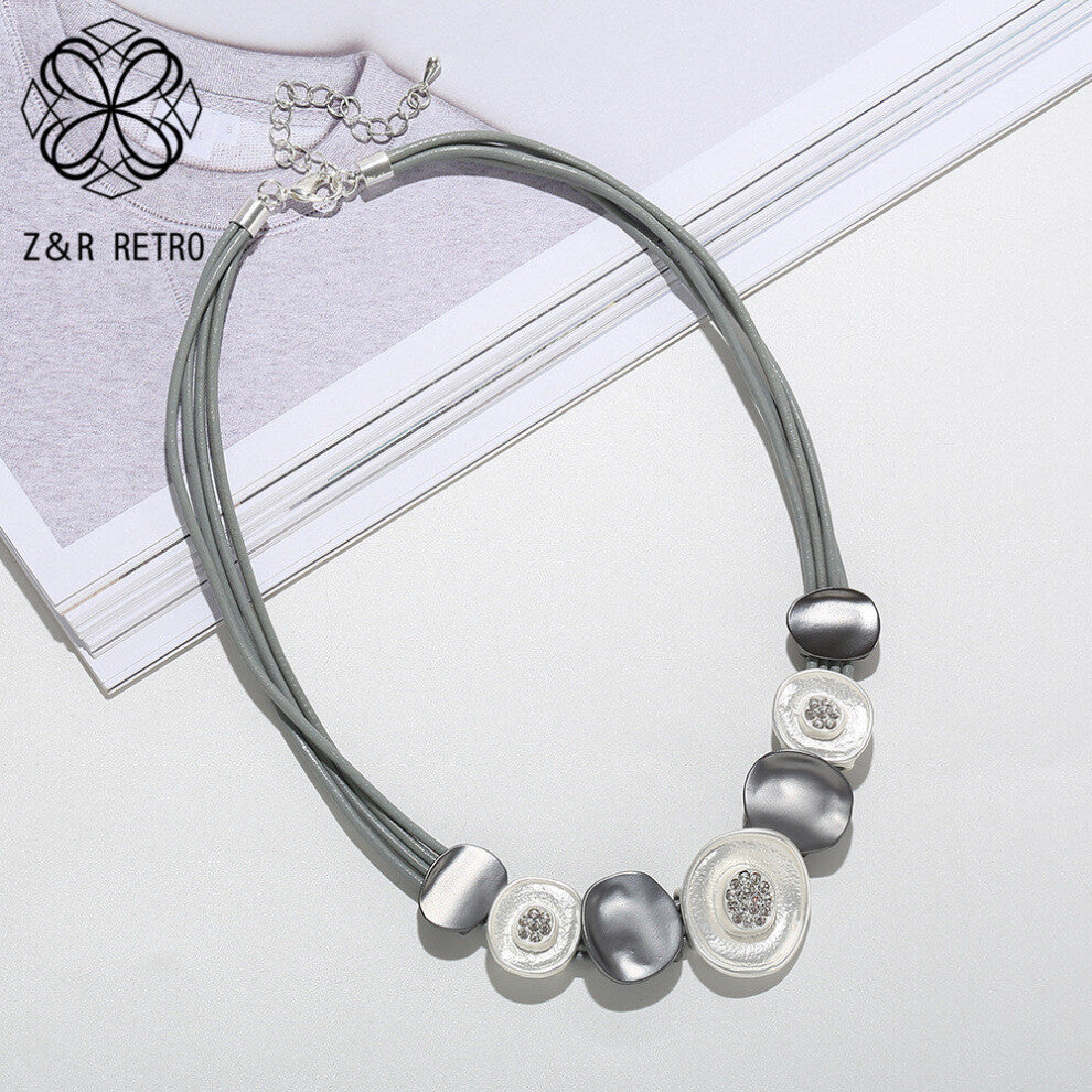 Neck Chokers Necklace with Beads Suspension Costume Jewelry for Women Long Chains Pendants trending products