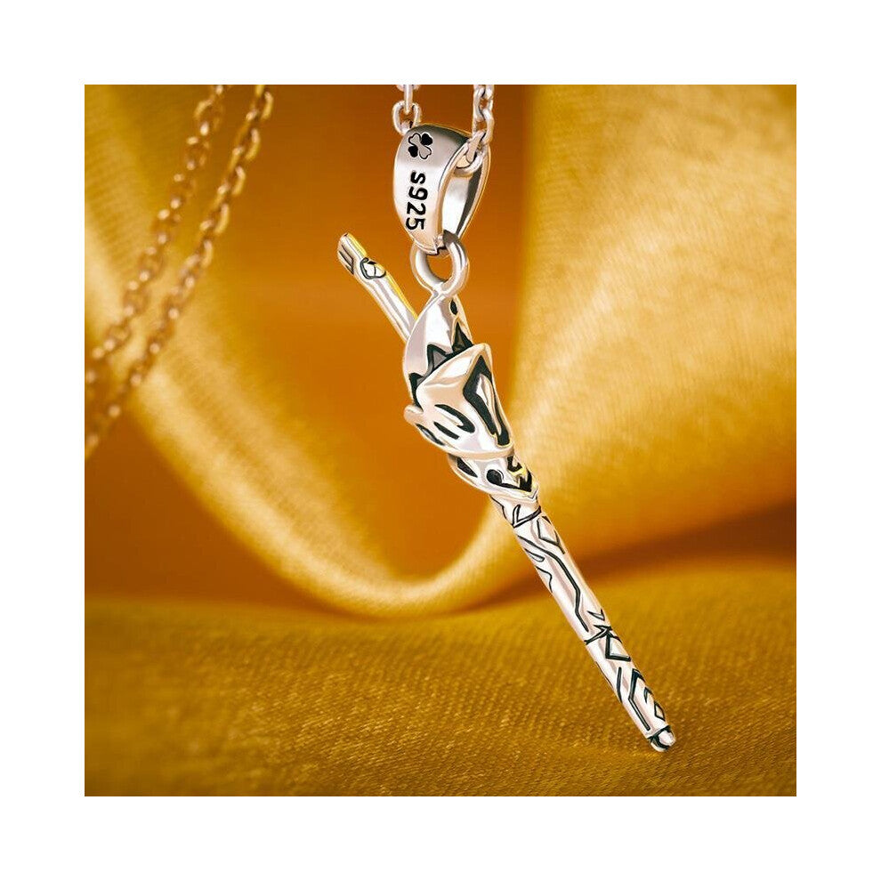 Anime Necklace for Women Fate Stay Night Necklace Man Gilgamesh Enuma Elish Pendant Silver Party Gift