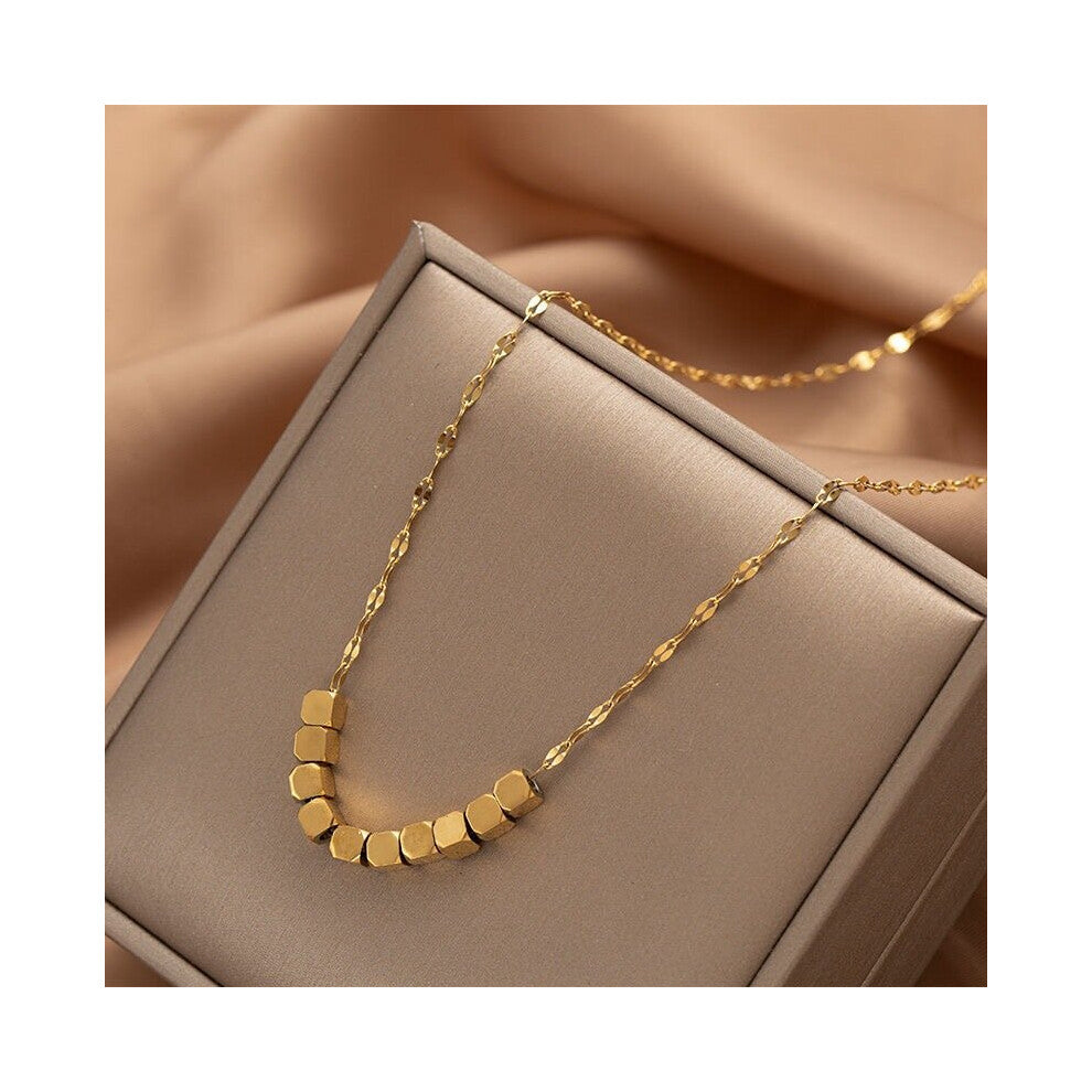 Women Pendant Cord Chokers Thick Chain Necklaces for Titanium Stainless Steel Vintage Wedding Jewelry