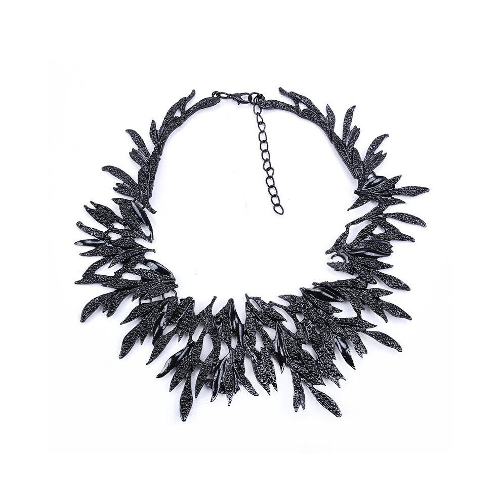 Indian Ethnic Vintage Large Collar Necklace Women Alloy Metal irregular Punk Statement Big Chokers Necklace Woman Boho Jewelry