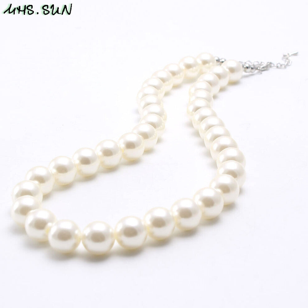 1PC arrival baby pearls necklace diy bubblegum beaded necklace jewelry for girls kids