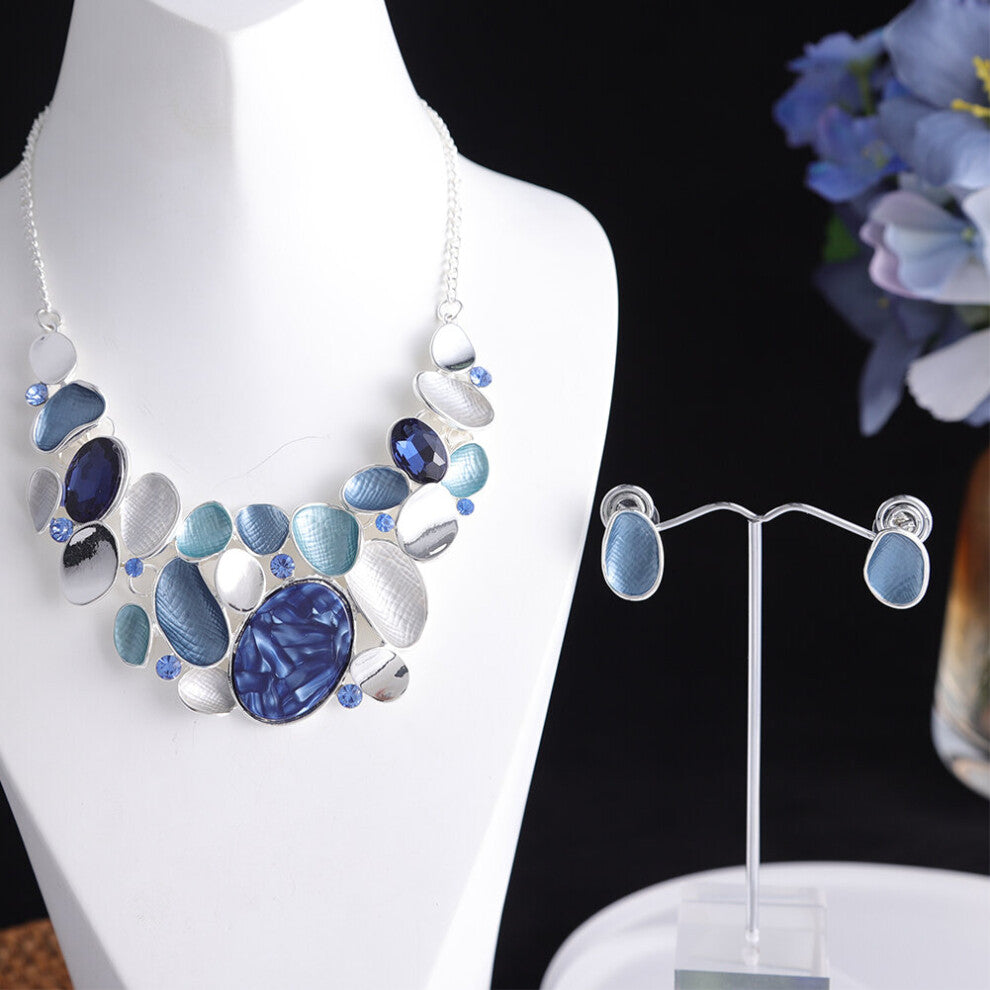 Resin Geometry Statement Neck Chokers Necklaces Women's Chains Acrylic Necklace Set Female Decoration Accessories