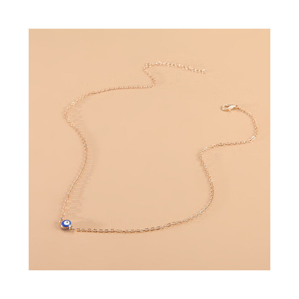 Evil Eye Pendant Necklaces for Women Girls Demon Eyes Chokers Chain Necklace Minimalist Jewelry