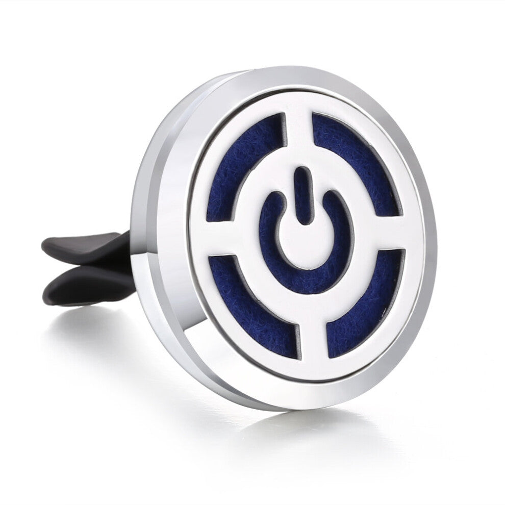 Aromatherapy Jewelry Pendants Vintage 30mm Magnetic Aroma Diffuser Locket Car Perfume Diffuser Air Freshener Vent Clip