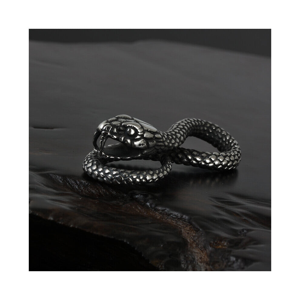 Stainless Steel Punk Rock snake pendant necklace biker stainless steel accessories jewelry for men women