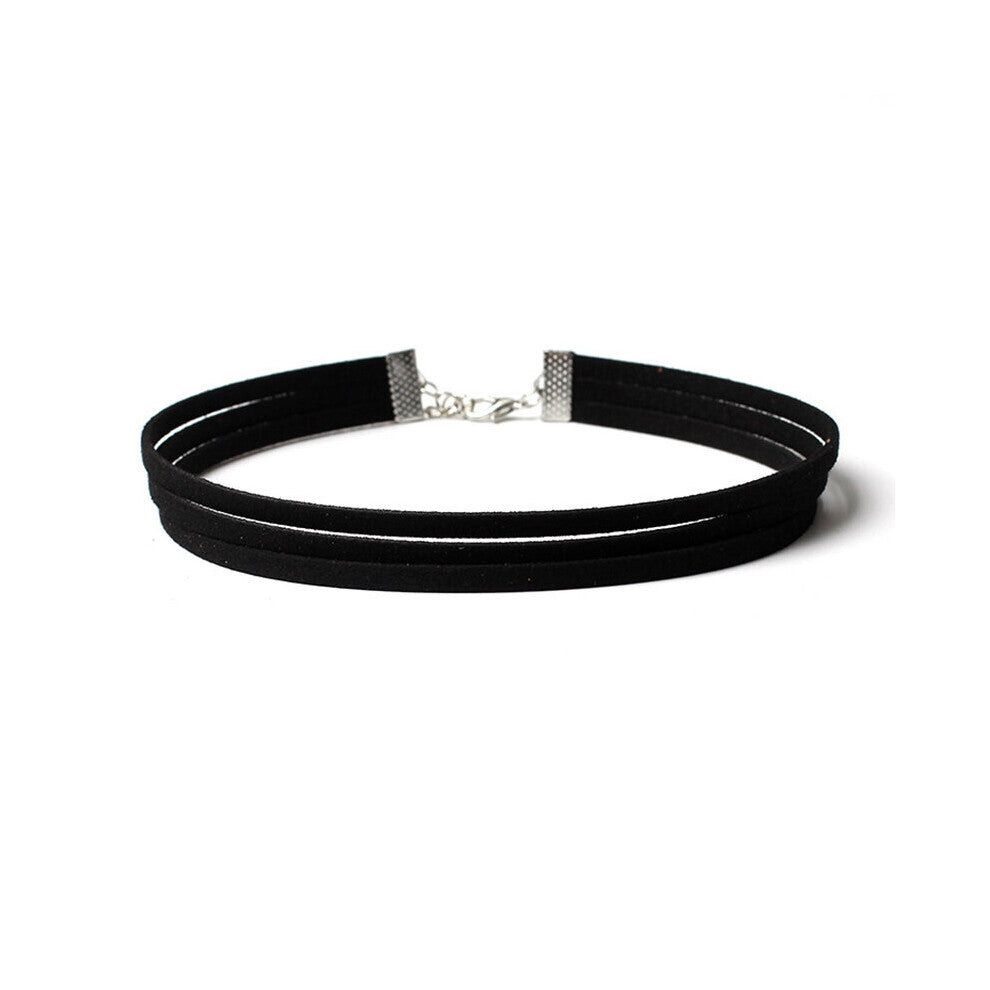 Punk Gothic Chokers Necklaces for women Flower Velvet Lace Chokers Lady Geometric Collar Necklaces Pendant Jewelry