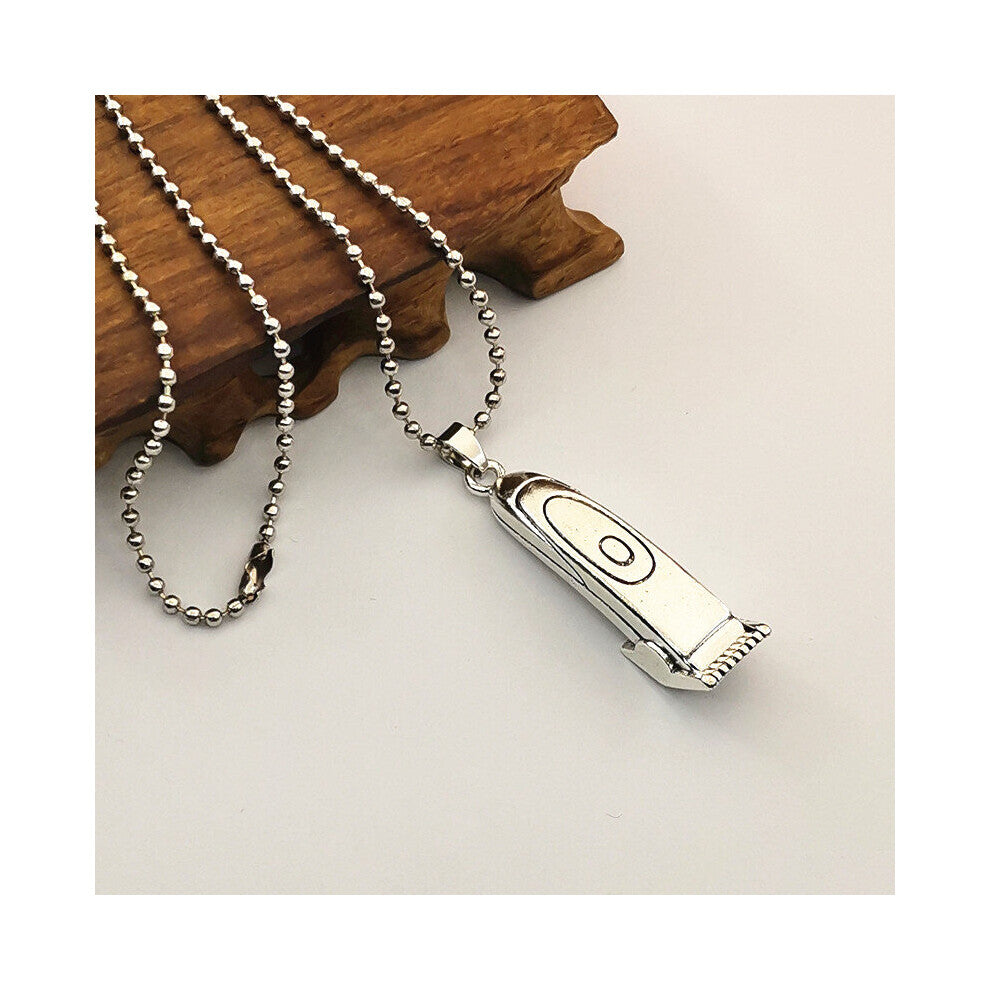 Barber Shop Hair Dresser necklace Scissors Clipper Hair dryer necklace Shaver Pendant necklace Barber Jewellery Gift
