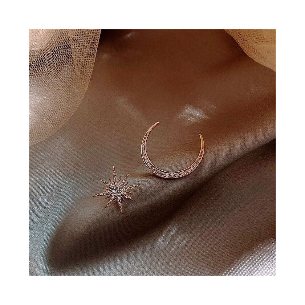 Octagonal star Tassel Earring for Women Ear Cuffs Jewelry Chain Vintage Crystal Earings Birthday Party Gift