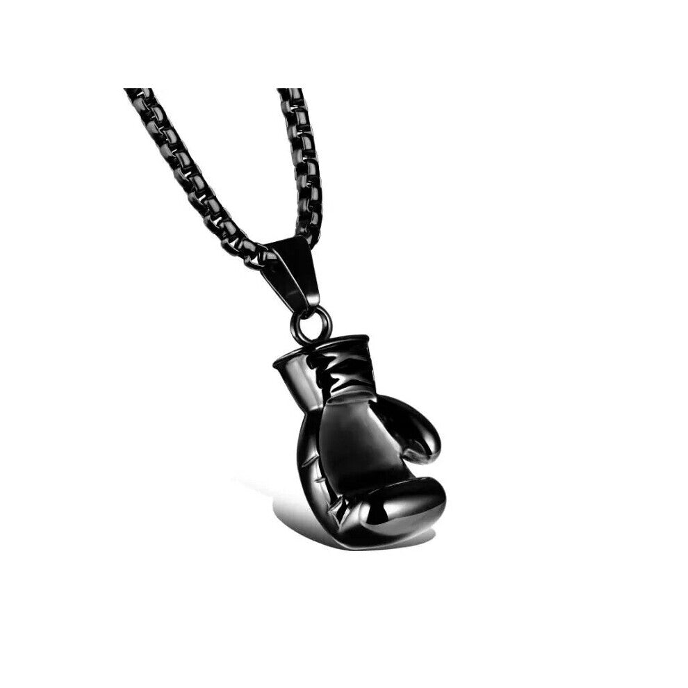Creative Fitness Boxing Gloves Necklace Domineering Men's Sports Leisure Punk Pendant Gift