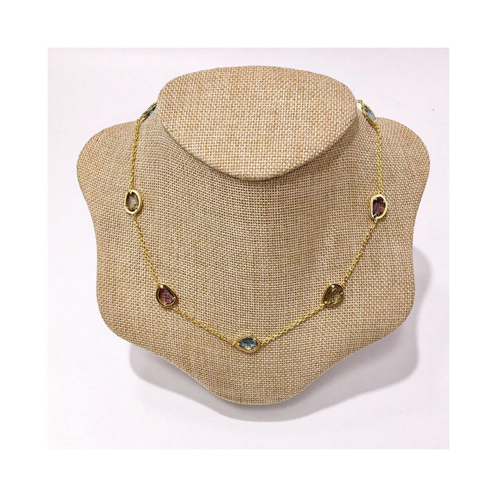 Candy Crystal Geometric Women's Chokers Necklaces