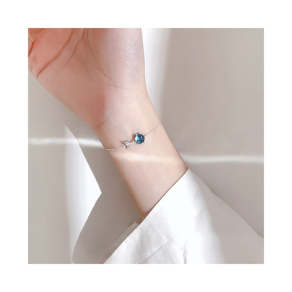Bubble Mermaid Tail Silver Plated Bracelet for Women Temperament Girl Jewelry Gift
