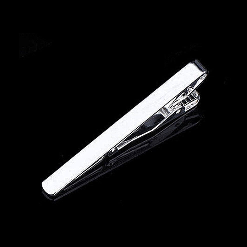 Tie Clips Men's Metal Necktie Bar Crystal Dress Shirts Tie Pin For Wedding Ceremony Metal Tie Clip Man Accessories