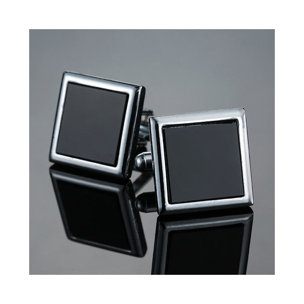 shipping, 18 high-end men's shirts cufflinks silvery laser metal cufflinks French shirts jewelry cufflinks