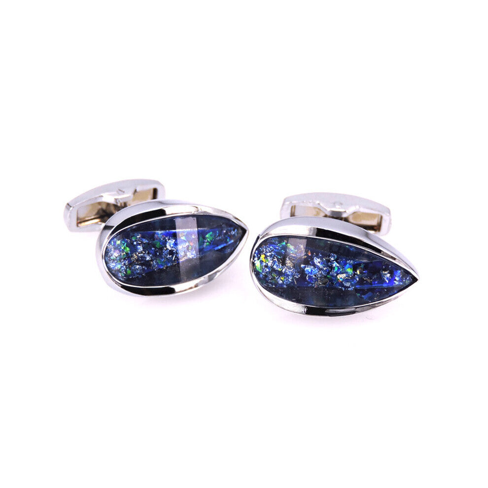 Summer brass Enamel Cufflinks men's French shirt Cufflinks