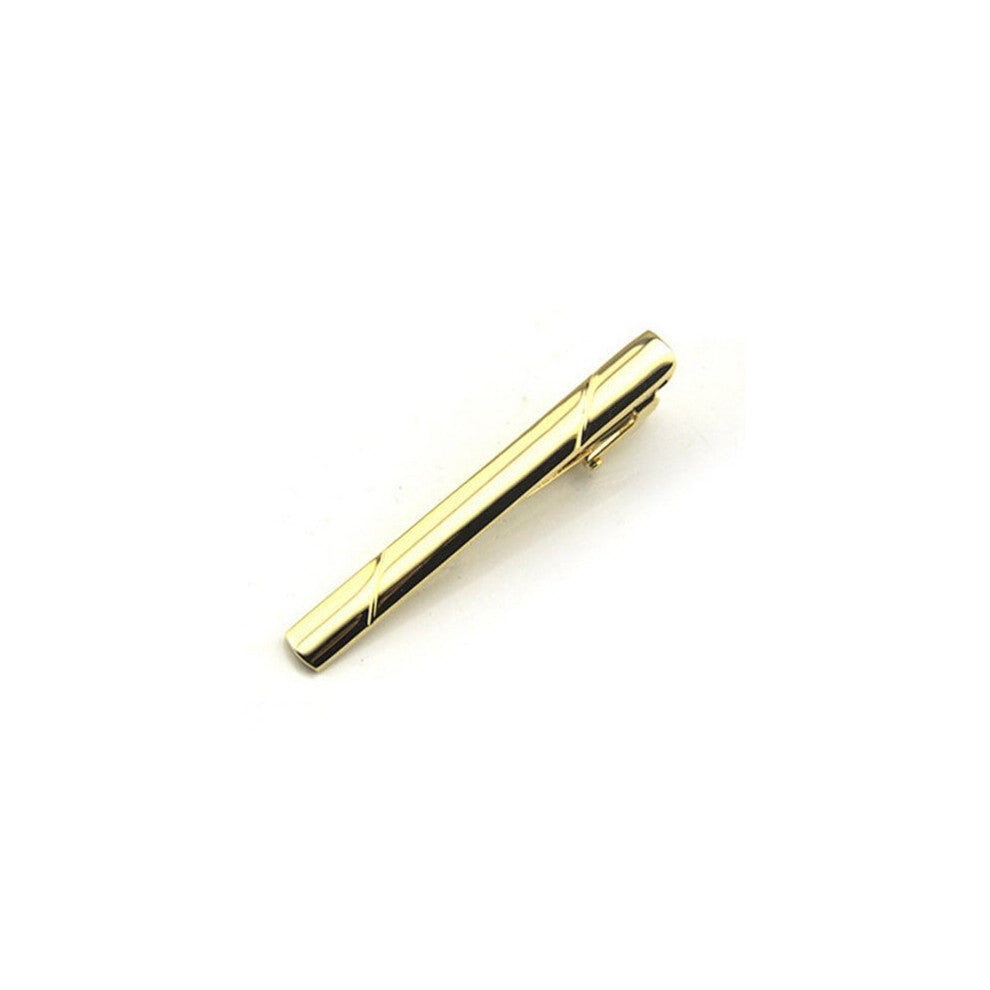 Tie Clips for Men Style Metal Tone Bar Practical Necktie Clasp Tie Pin Man Gift Cufflinks for Mens