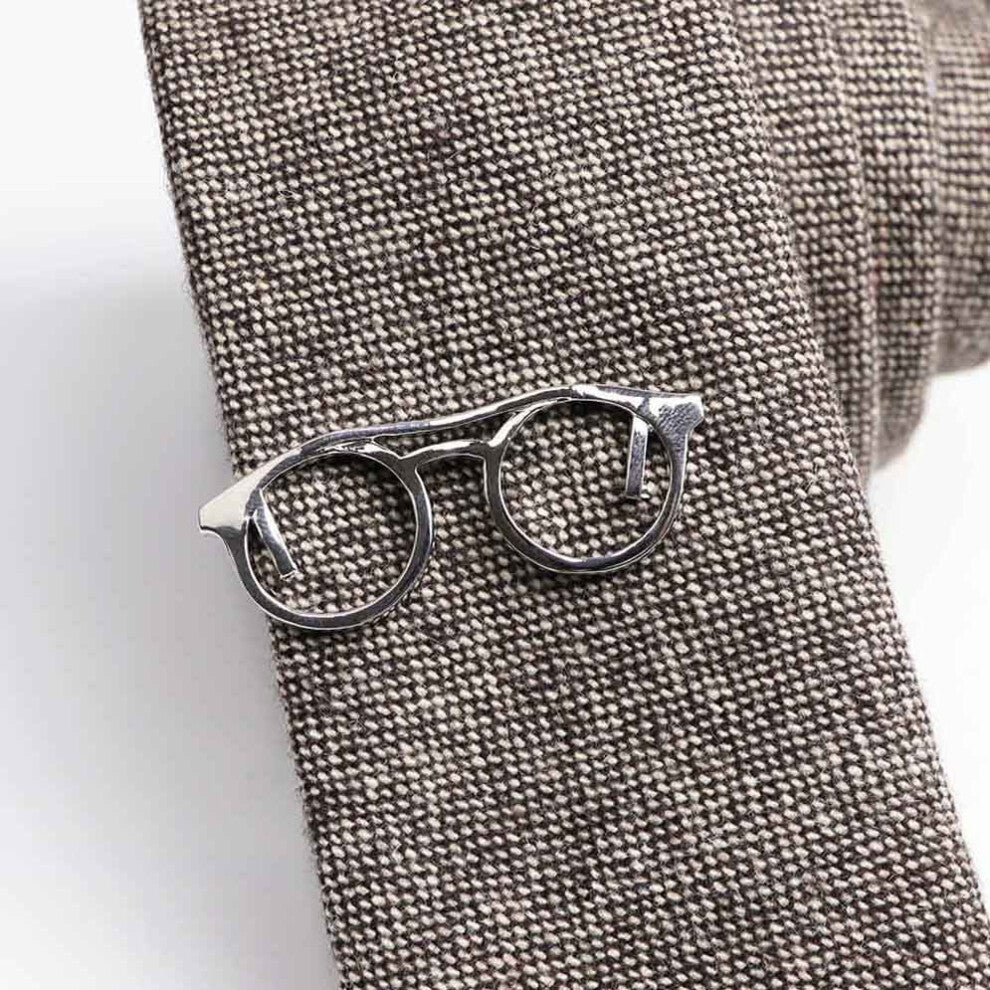 Copper Stainless Metal Clip Glasses Pen Key Guitar Male Gadgets Tie Bar Necktie Holder Clasp Gift For Men Accessory