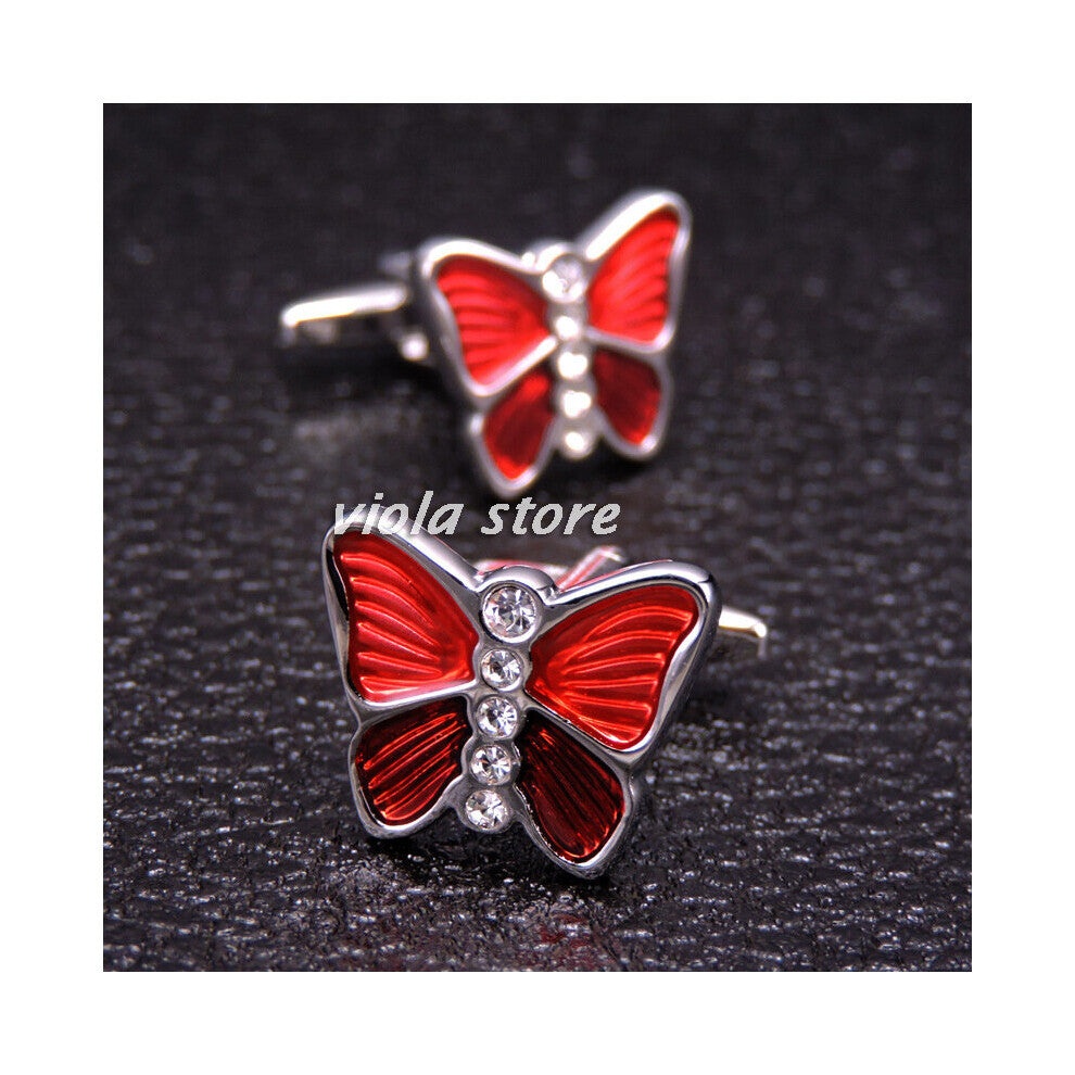 Stainless Animals Cufflinks Dog Shark Bee Men Jewelry Banquet Business Wedding Nightclub Cuffs Sleeve Accessory Gift