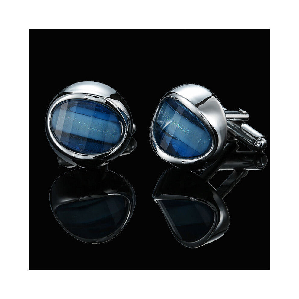 crystal zircon Cufflinks wedding business dress men's French shirt Cufflinks