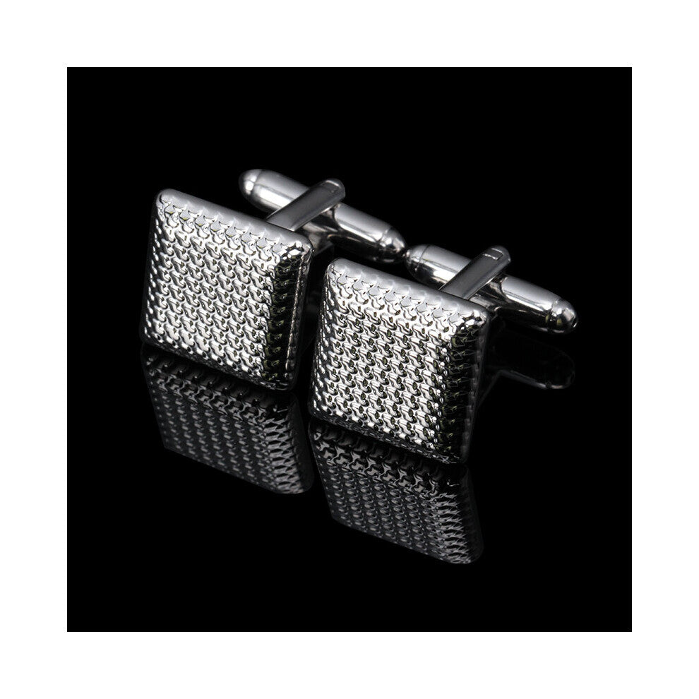 Promotion! Cufflinks wholesale&retail men silver steel material for men