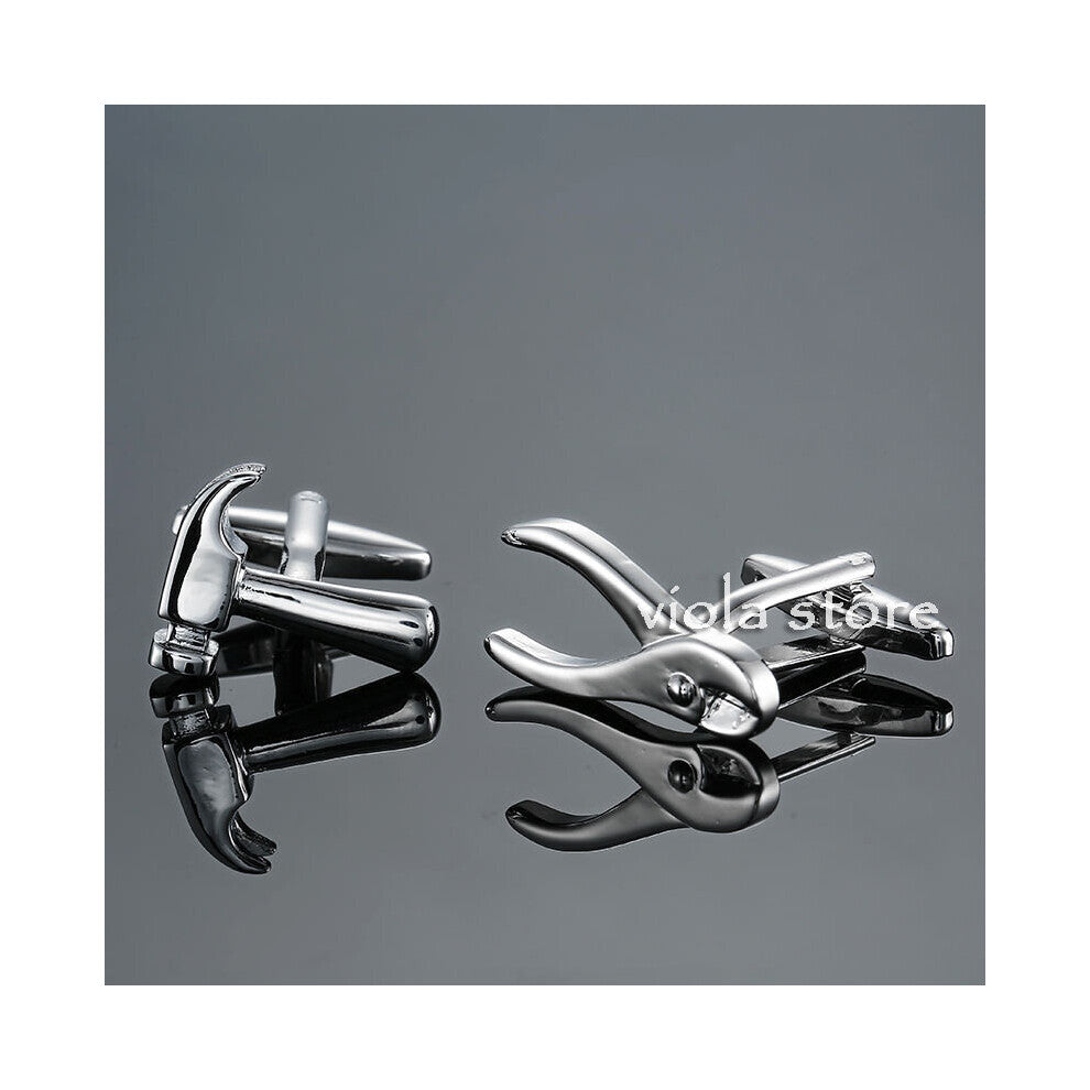 Stainless Jewelry Camera Cufflinks Horseshoe Glove Pipe Heart Funny Cuffs Men Bar Nightclub Sleeve Accessory Gift