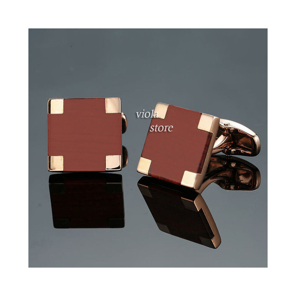 Upscale Classy Retro Stainless Steel Cufflinks Wedding Business Men Copper Sleeve Button Multiple Designs Accessory Gift