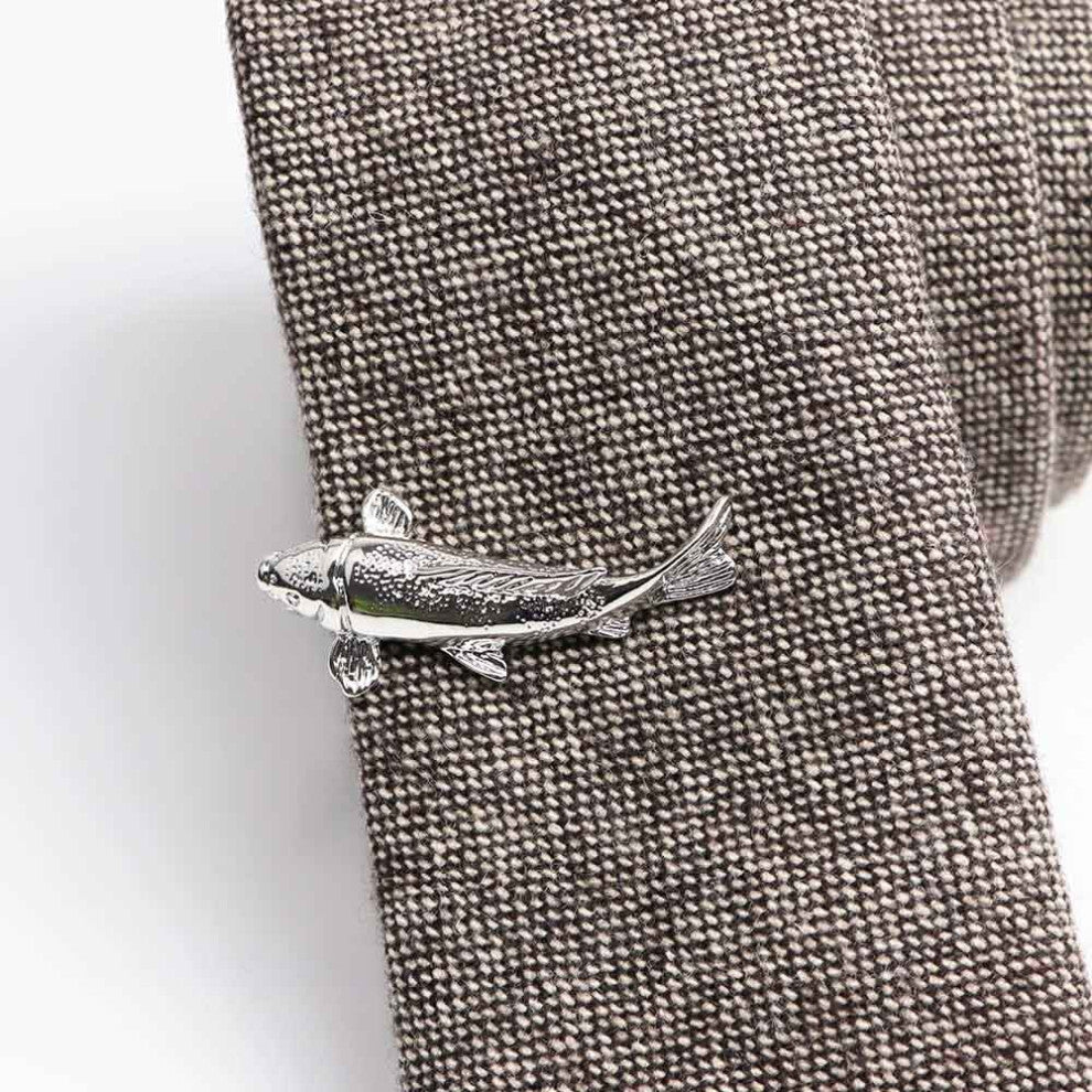 Copper Stainless Clips Whale Shark Beard Tie Bar Male Gadgets Metal Tie Holder Clasp Gift For Men Accessory