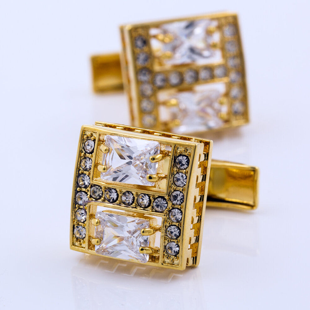 men's shirts cufflinks square button High wedding present cuff button products