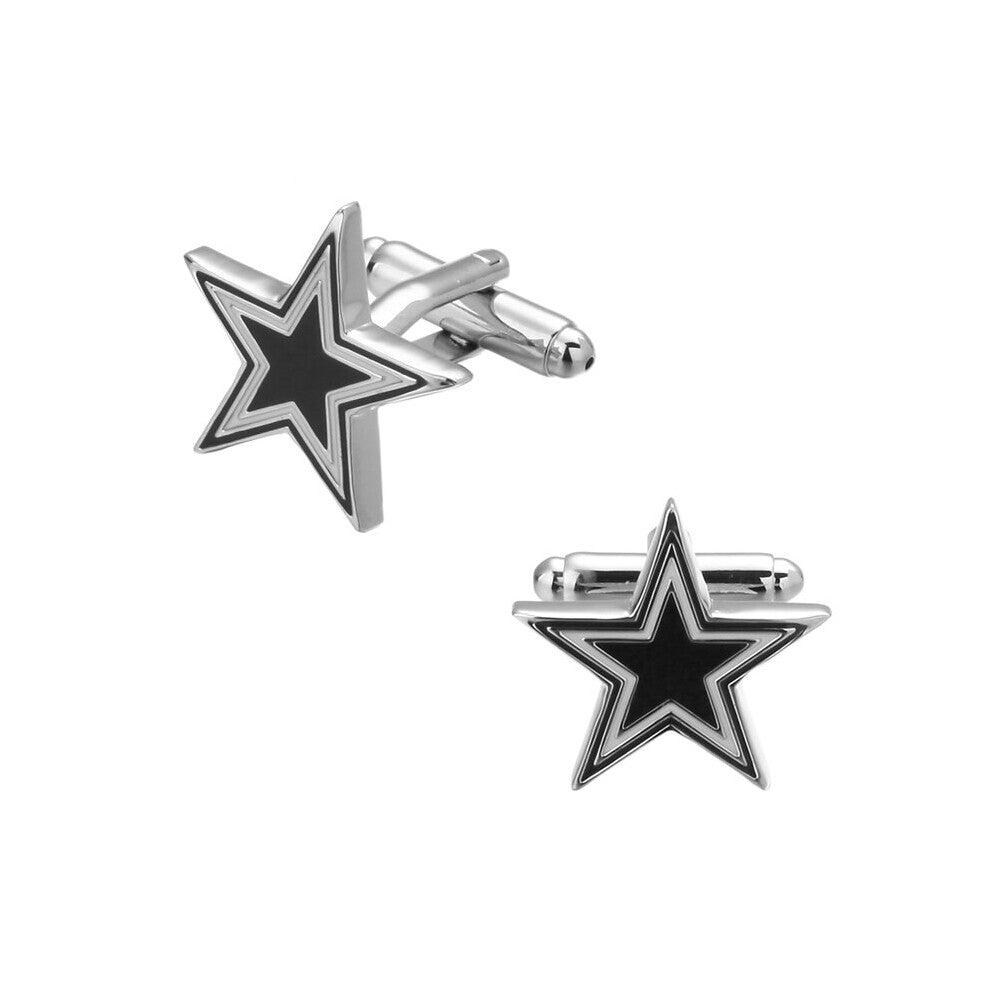 High men's wedding Cufflinks star Cufflinks 5 pairs of for