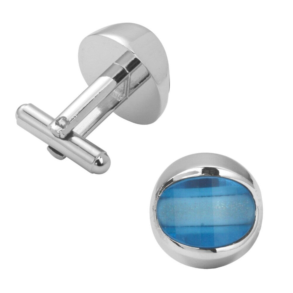 French men's shirts men jewelry crystal cufflink silvery gem cufflinks 5 on packing-wholesale