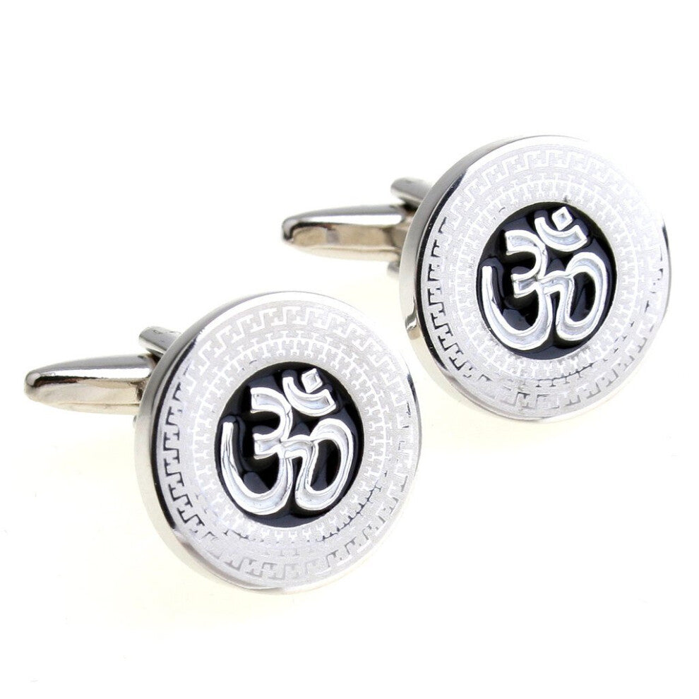 Cufflinks Retail Paint series cryptograph male cufflinks nail sleeve 170204 shipping+free box