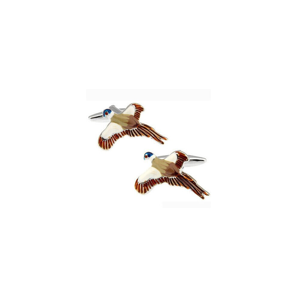 shirt accessories anti-oxidation copper latest bird cufflinks wholesale&retail