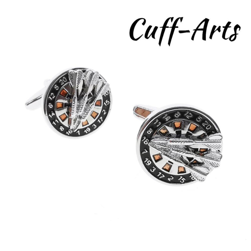 Mens Cufflinks Dartboard and Darts Sport Cufflinks for Men Gemelos Les Boutons De Manchette by Cuffarts C10614