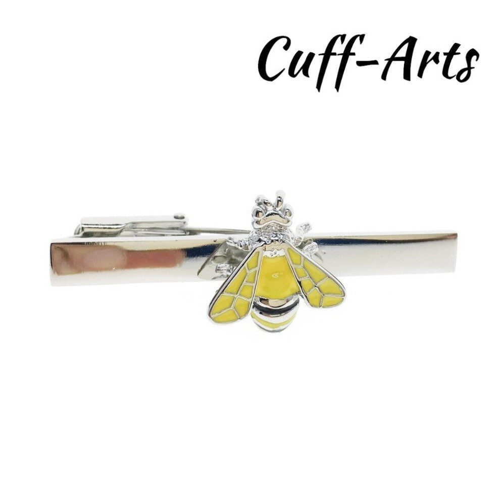 Tie Clip For Men Bee Animal Tie Clip Novelty Men Tie Clip Male Business Gift for Mens Jewelry by Cuffarts T10041