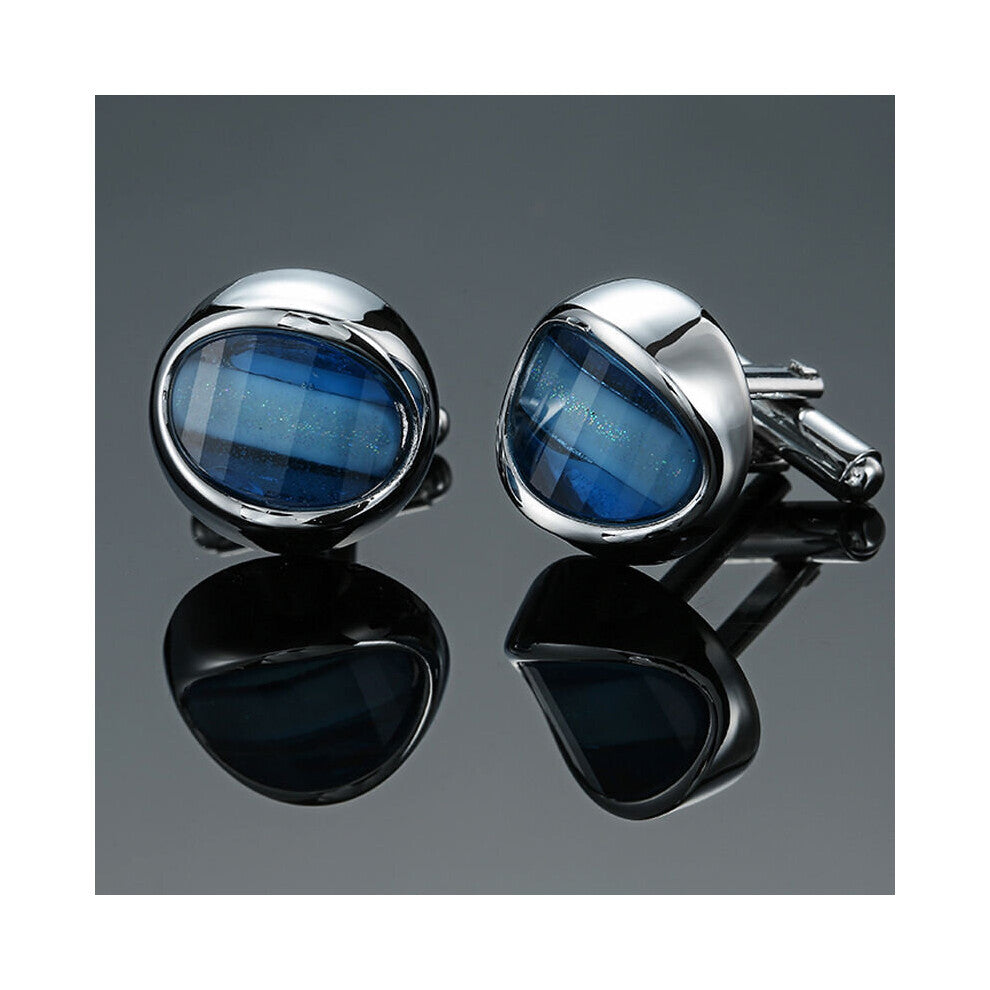 DY high-end men's jewelry level hourglass Crystal Cufflinks Men's French shirt Cufflinks