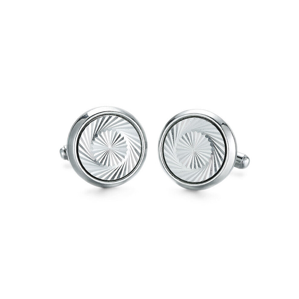 High French Cufflinks hand polished metal laser Cufflinks manufacturers