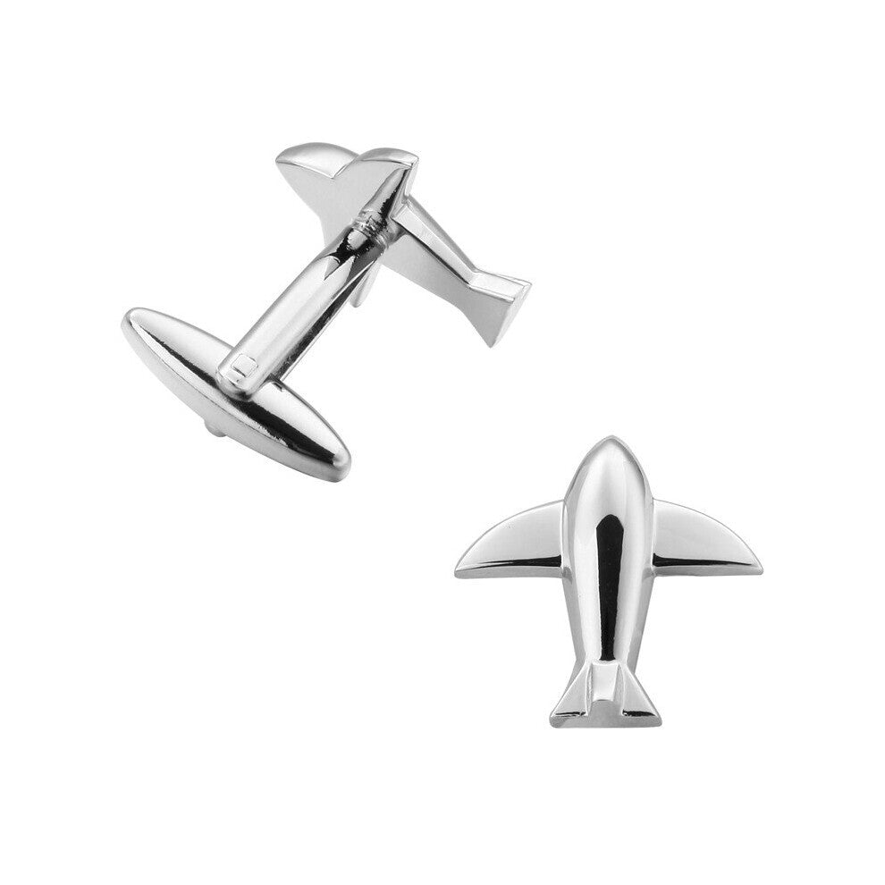 KC copper silvery vintage aircraft Cufflinks men French shirt wedding Cufflinks manufacturers