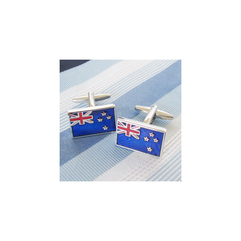 Zealand Flag Cufflink 2 Pairs Promotion
