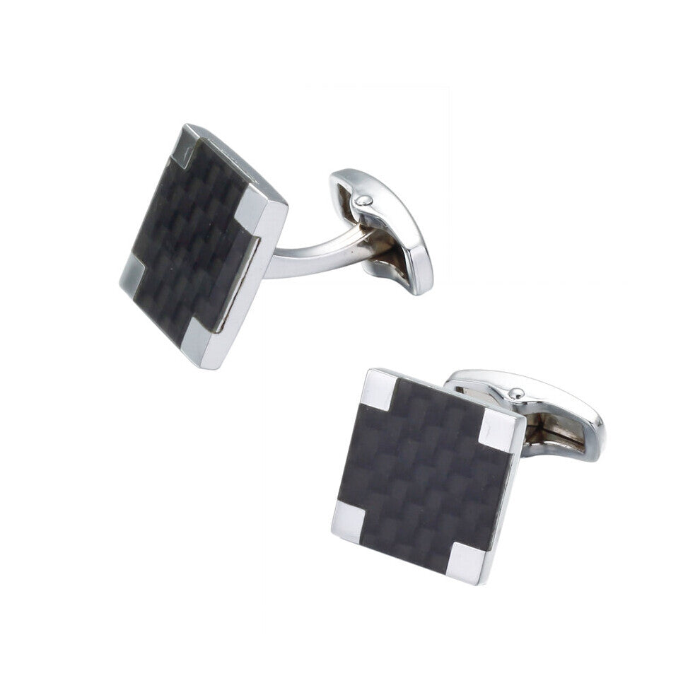 men's shirts Cufflinks Cuff environmental protection of square carbon fiber said Cufflinks who
