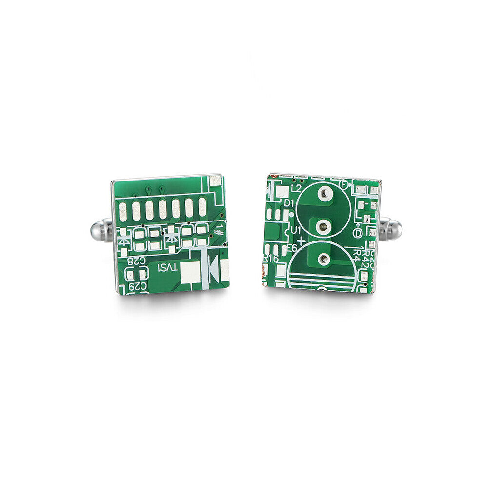 KC-950 The high-end men's shirts Cufflinks computer circuit board cufflinks, French business shirt accessories