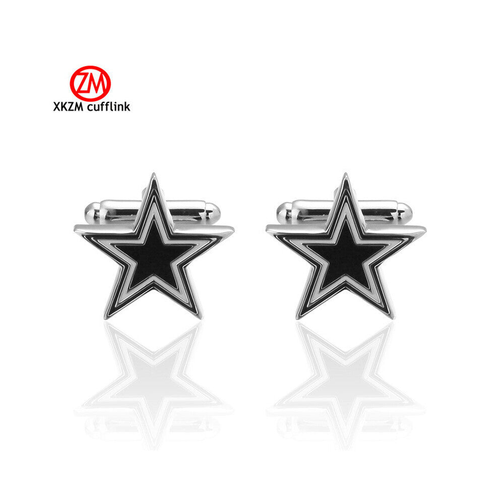 XKZM Jewelry five stars Modeling Cufflinks for Mens High Enamel Animal Cufflink mosaic Crystal Newest