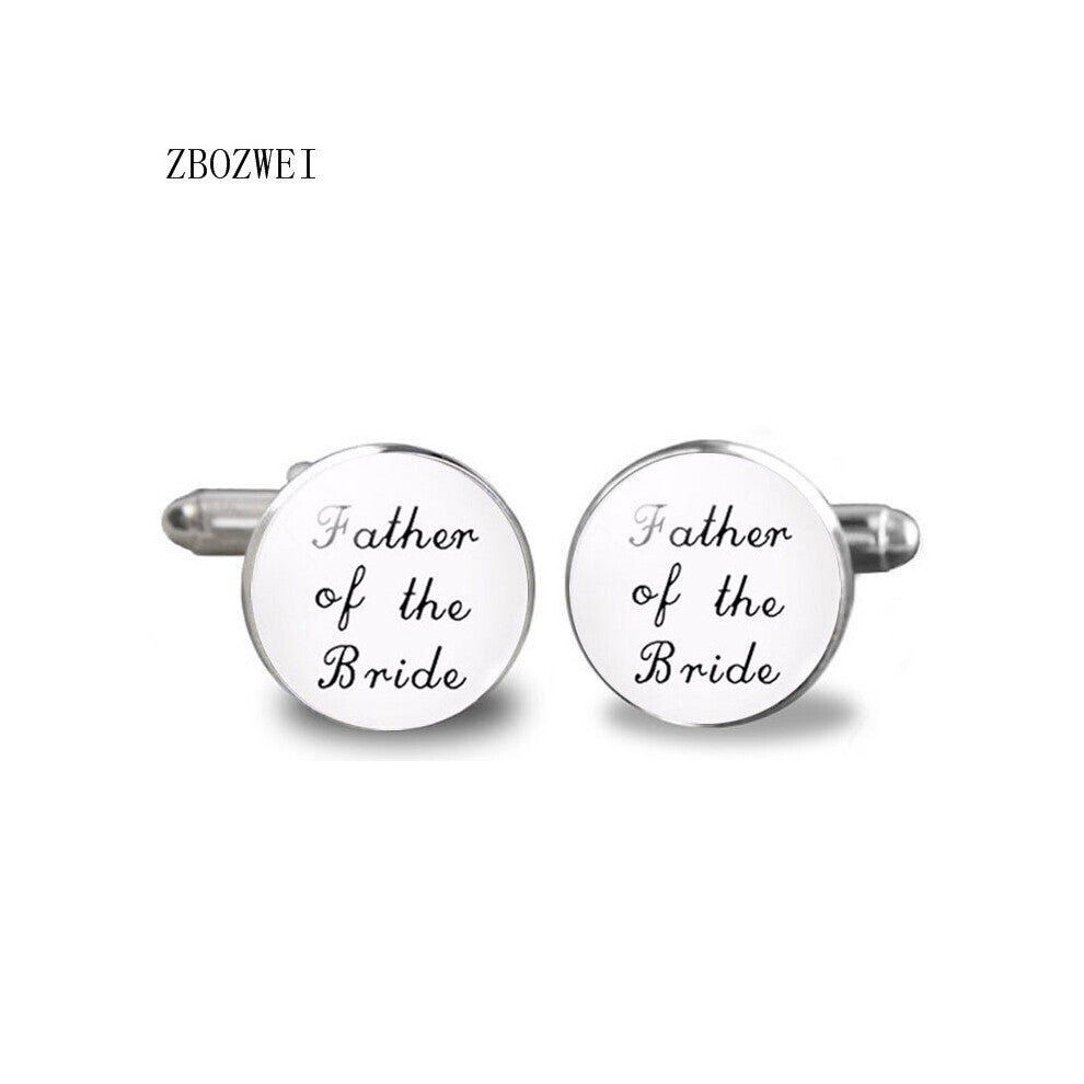 Father of the Bride Cufflinks Father of the Bride Cufflinks I will be your little girl shirt clothing accessory jewelry