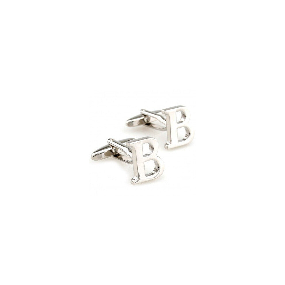 Letter B Cufflink 1 Pair Retail