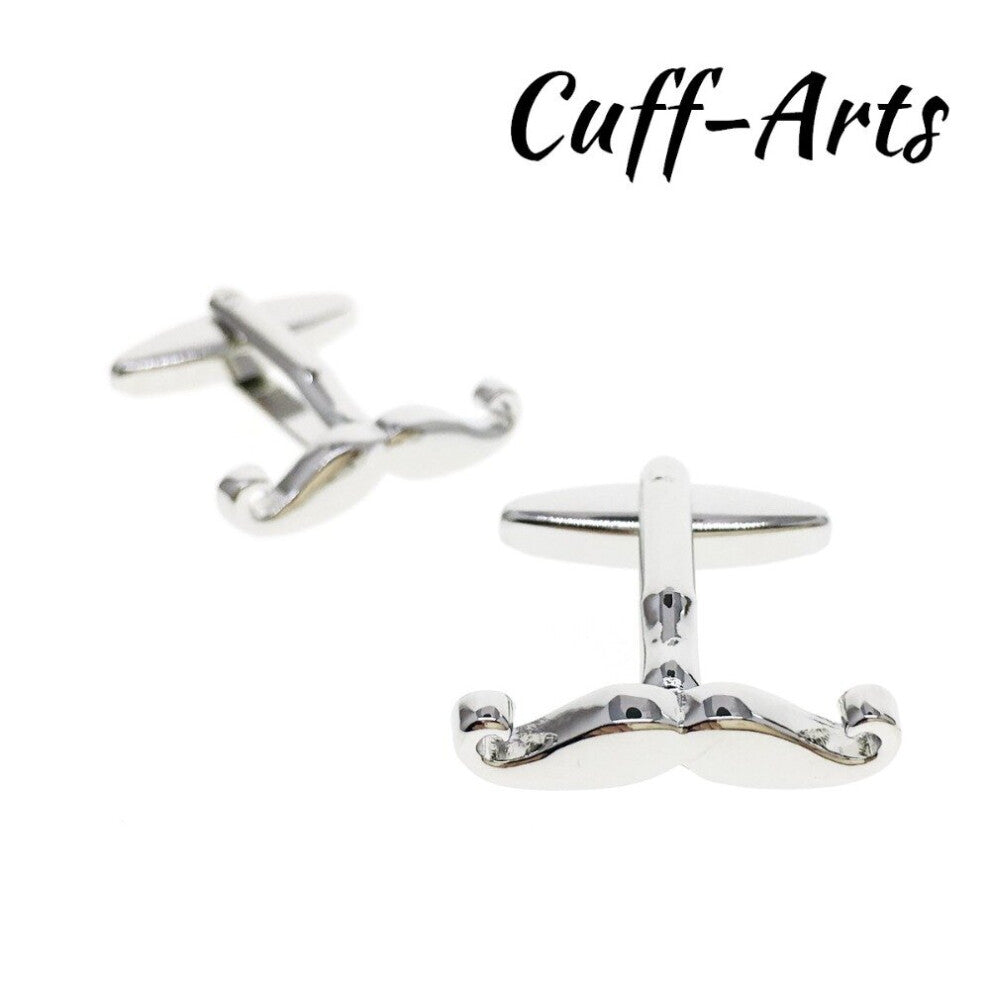 Cufflinks for Mens Moustache Cufflink Mens Cufflinks Shirt Cufflinks Tie Clip for Men Mancuernas by Cuffarts C10224