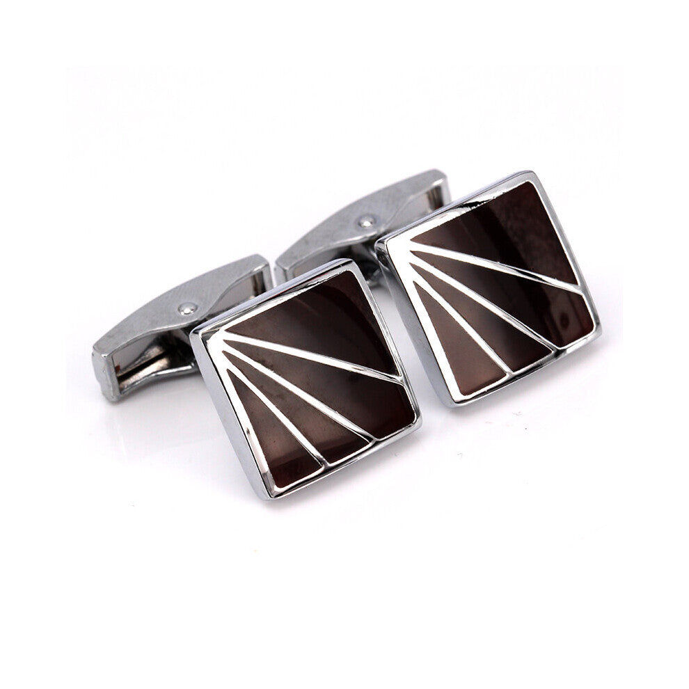 WN Classic stainless steel cufflinks men cufflinks European wedding dress box