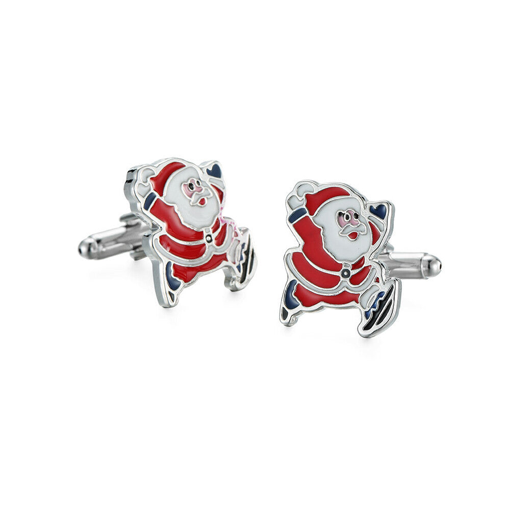 DY men French shirt Cufflinks The Christmas Santa Claus Cufflinks