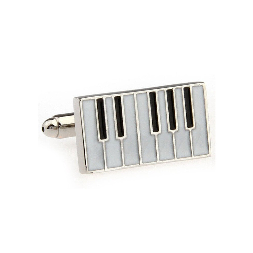 Hotsales Cufflinks for men's Musical Instrument Piano cufflinks abotoaduras Funny Piano Keyboard Cufflink gemelos cufflinks