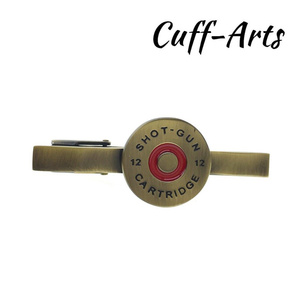 Tie Clip For Men Cartridge Cap Tie Clip Antique Male Business Gift for Mens Jewelry by Cuffarts T10018