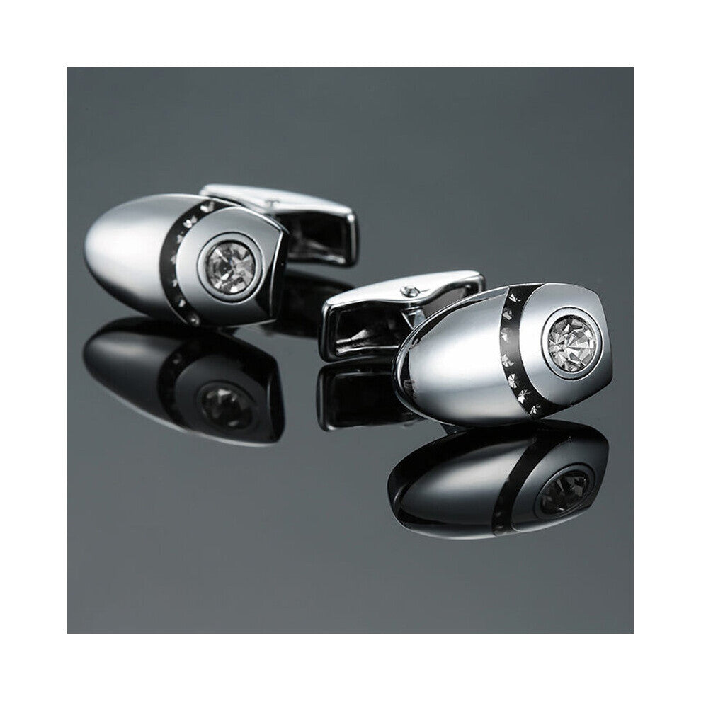 shipping, crystal Cufflinks men's shirt cufflinks senior shirt button