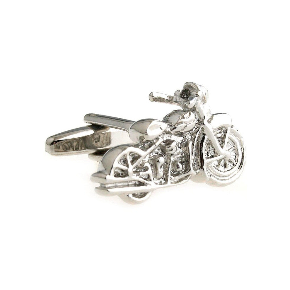 Motorcycle Cufflinks cuff links silver motorbike copper material men cufflinks whoelsale&retail