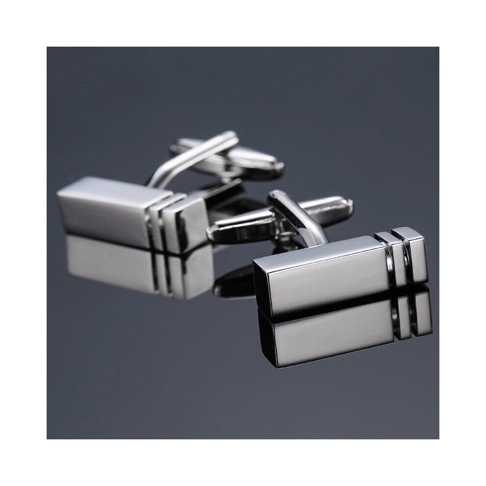 shipping, high-end laser metal cufflinks men's shirt cufflinks senior shirt button